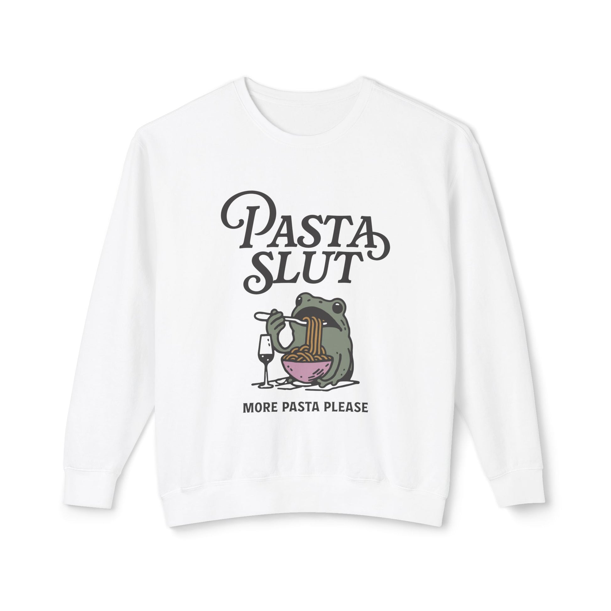 &quot;Pasta Slug Frog&quot; Sweatshirt