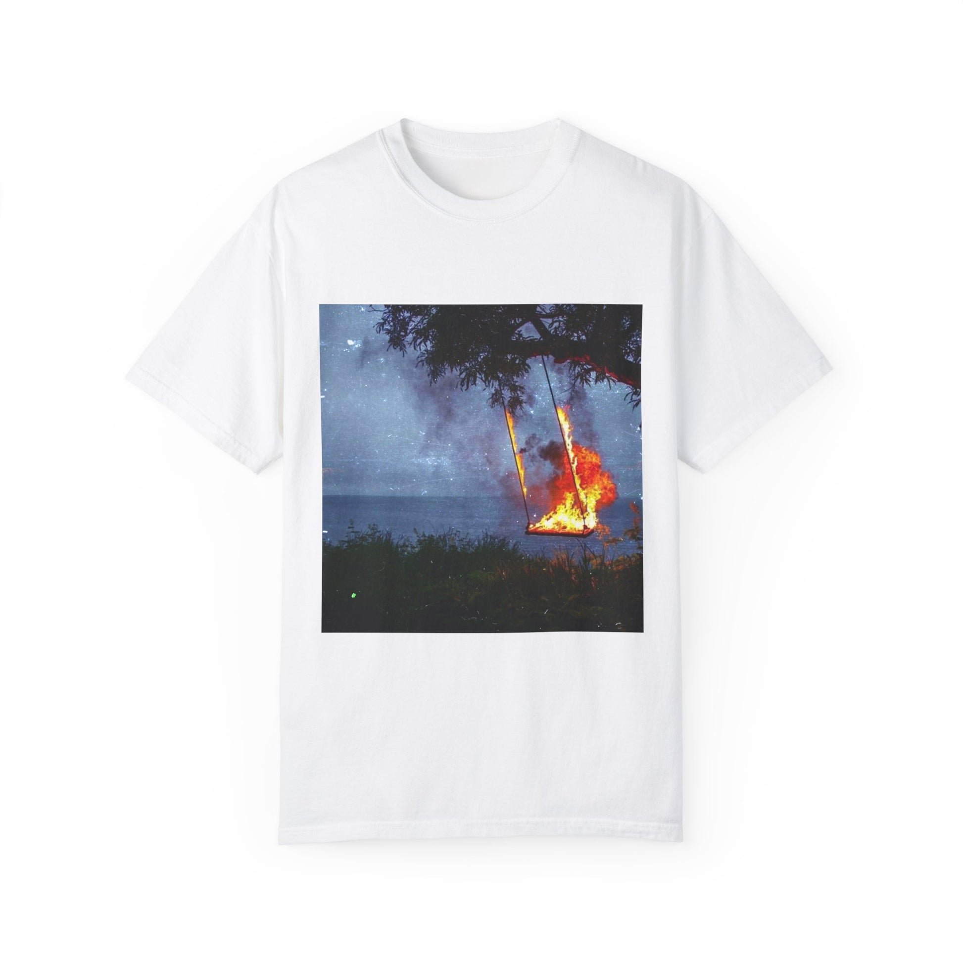 &quot;Burning Swing by the Water&quot; T-shirt