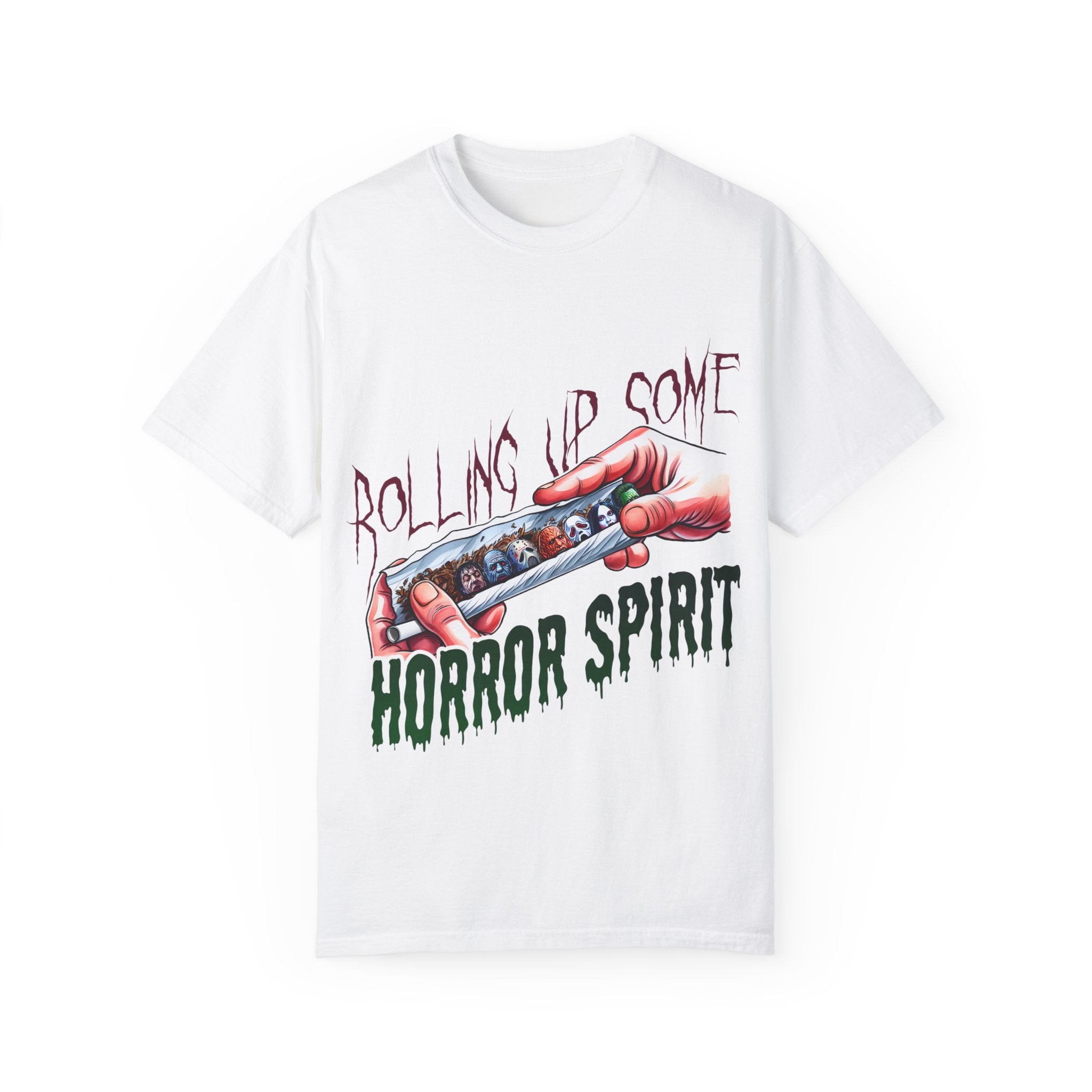 "Rolling Up Some Horror Spirit" T-shirt