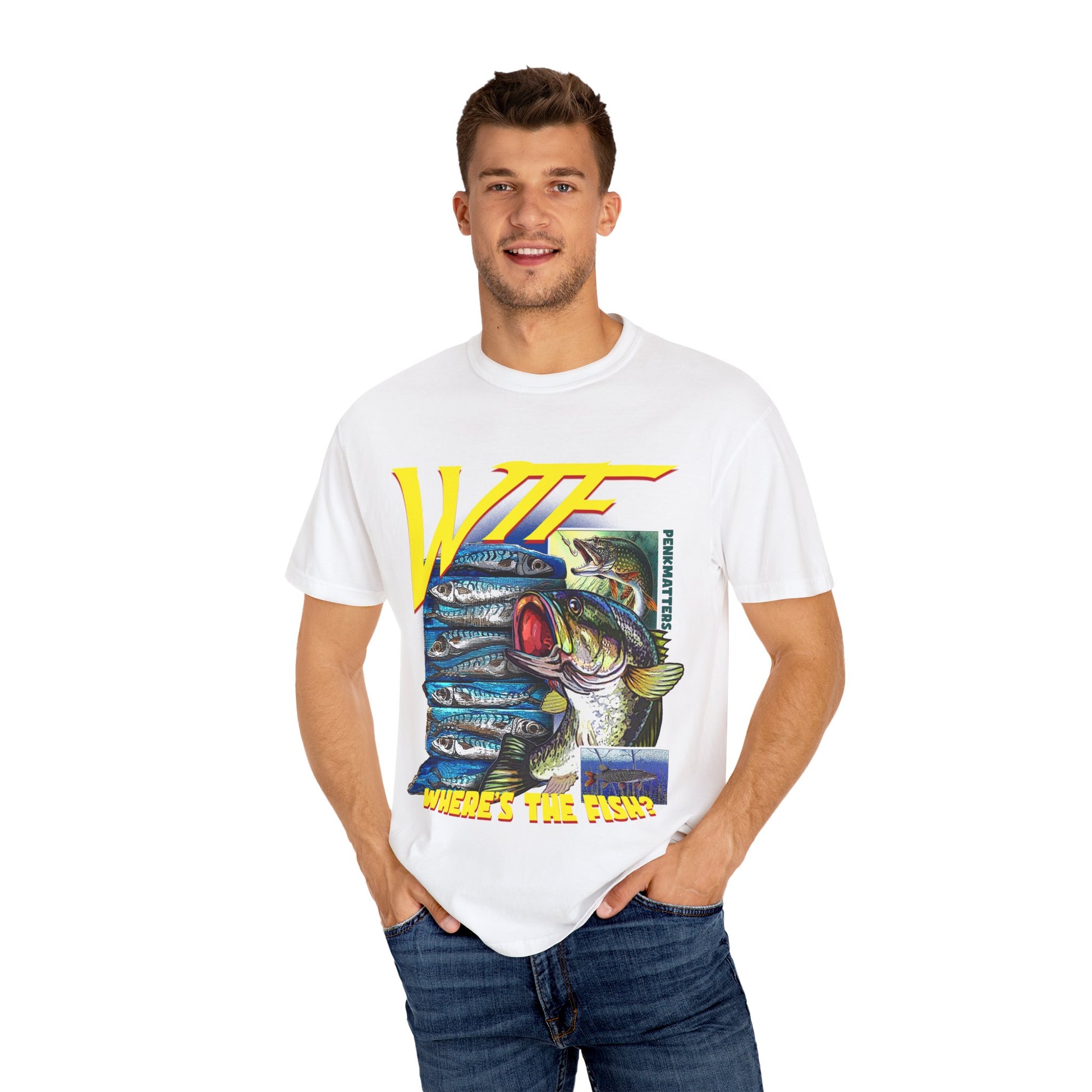 &quot;WTF Where&#39;s The Fish&quot; T-shirt