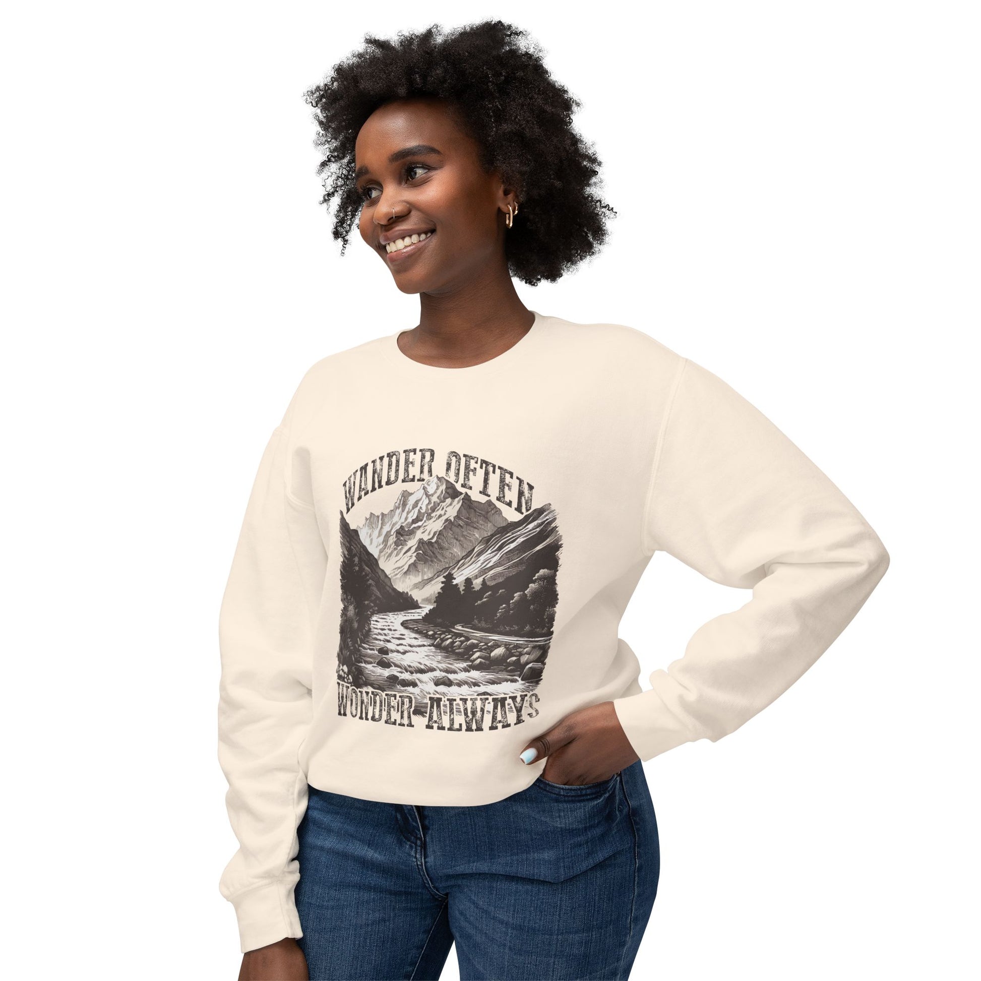 &quot;Wander Often Wonder Always&quot; Sweatshirt