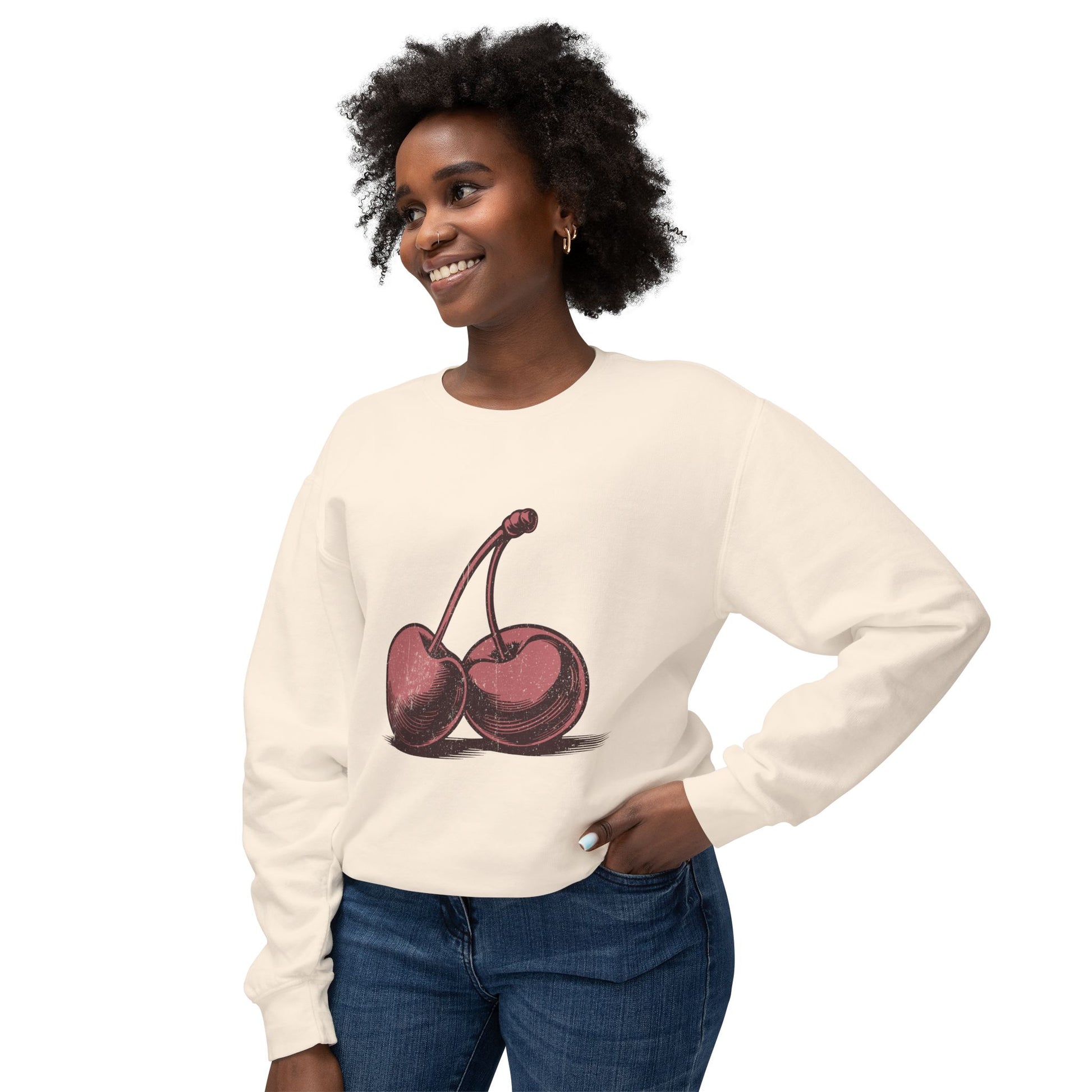 &quot;Vintage Cherries&quot; Sweatshirt