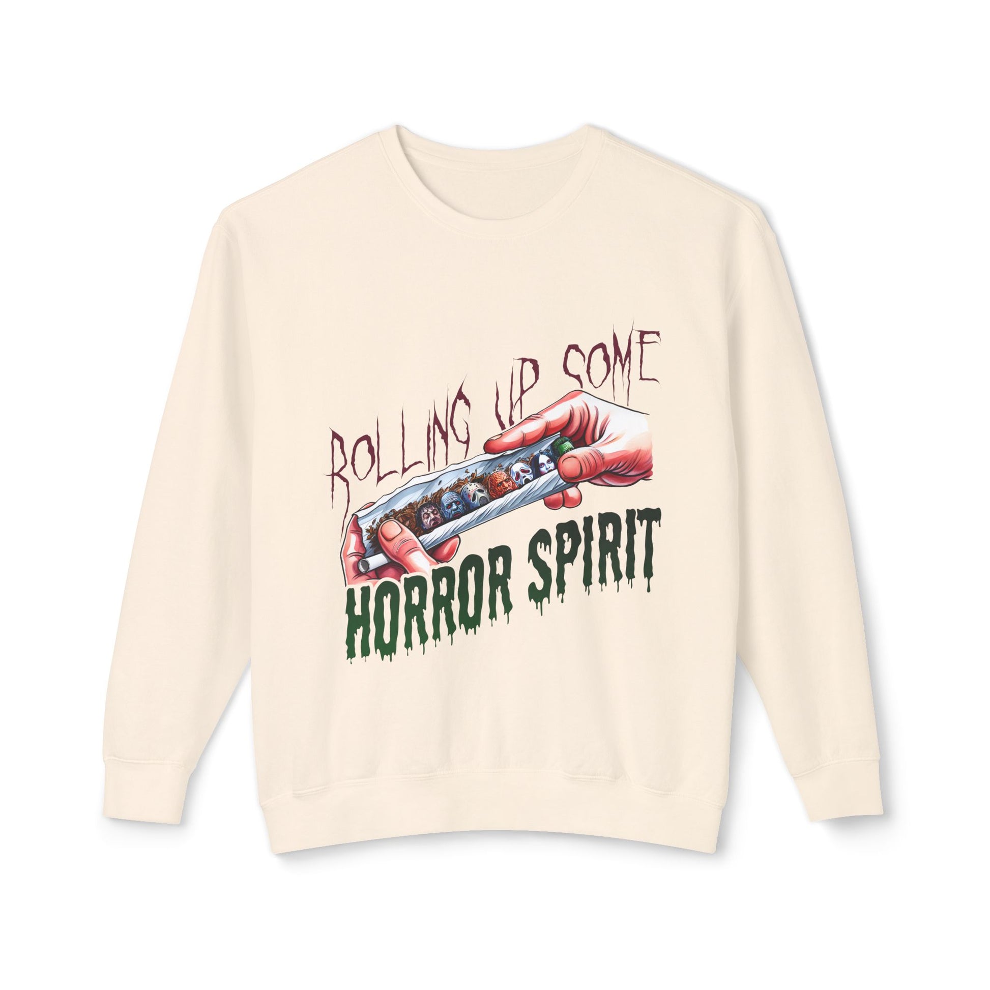&quot;Rolling Up Some Horror Spirit&quot; Sweatshirt