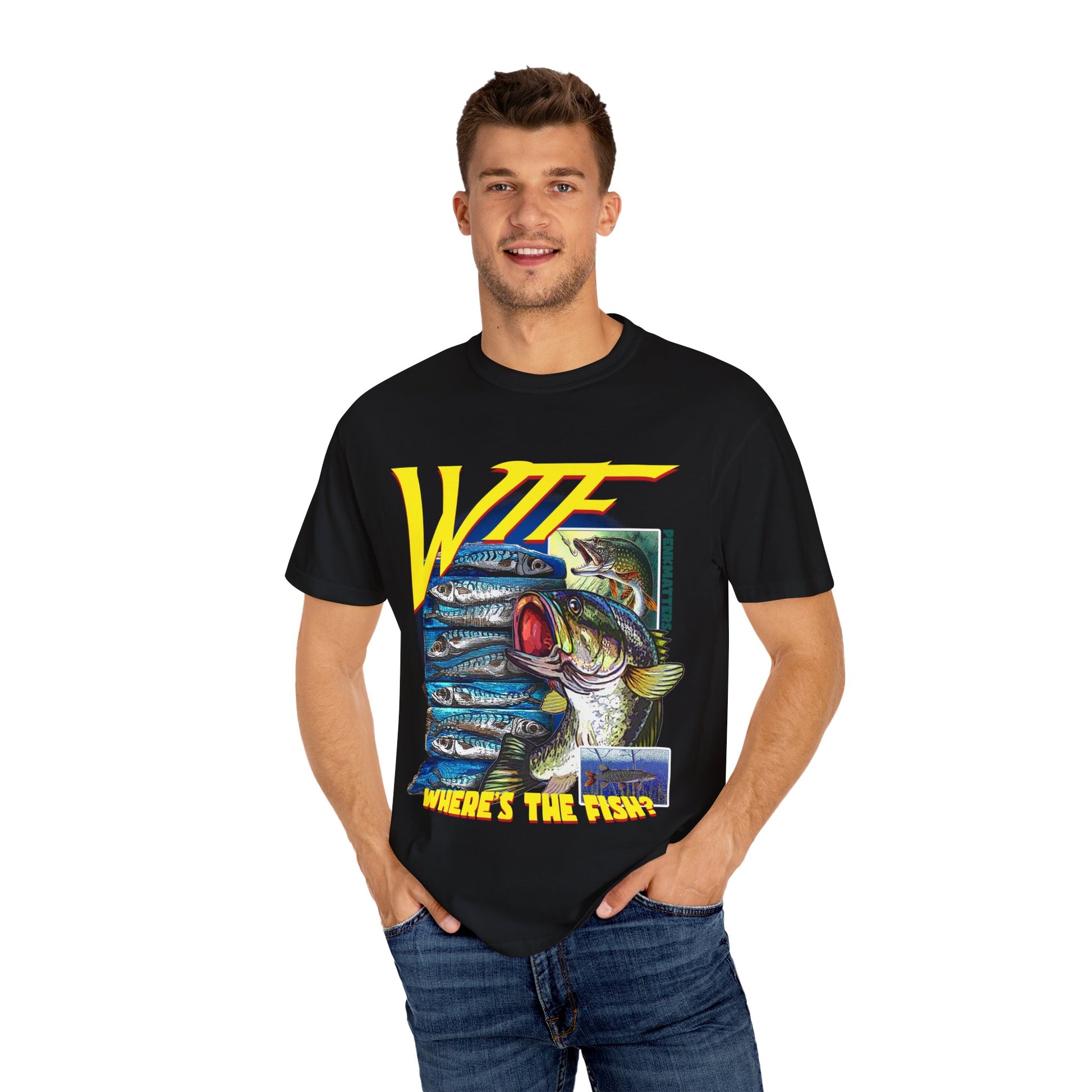 &quot;WTF Where&#39;s The Fish&quot; T-shirt