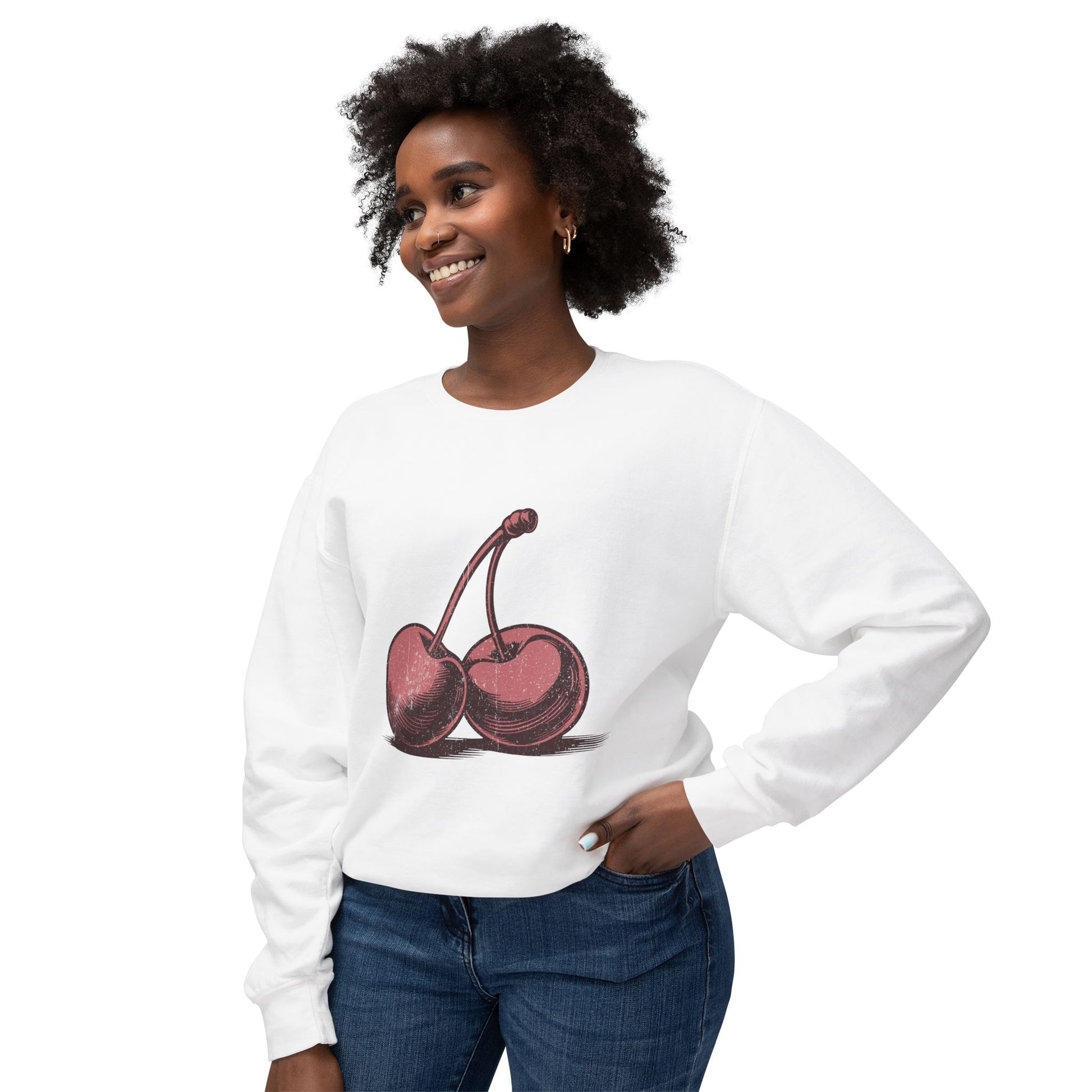 &quot;Vintage Cherries&quot; Sweatshirt