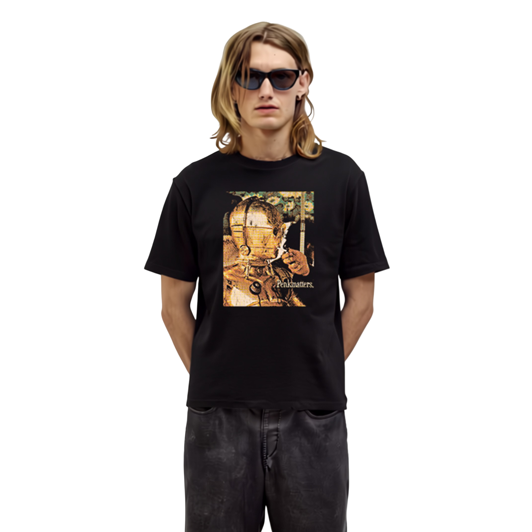 "C-3PO Smoking" T-Shirt