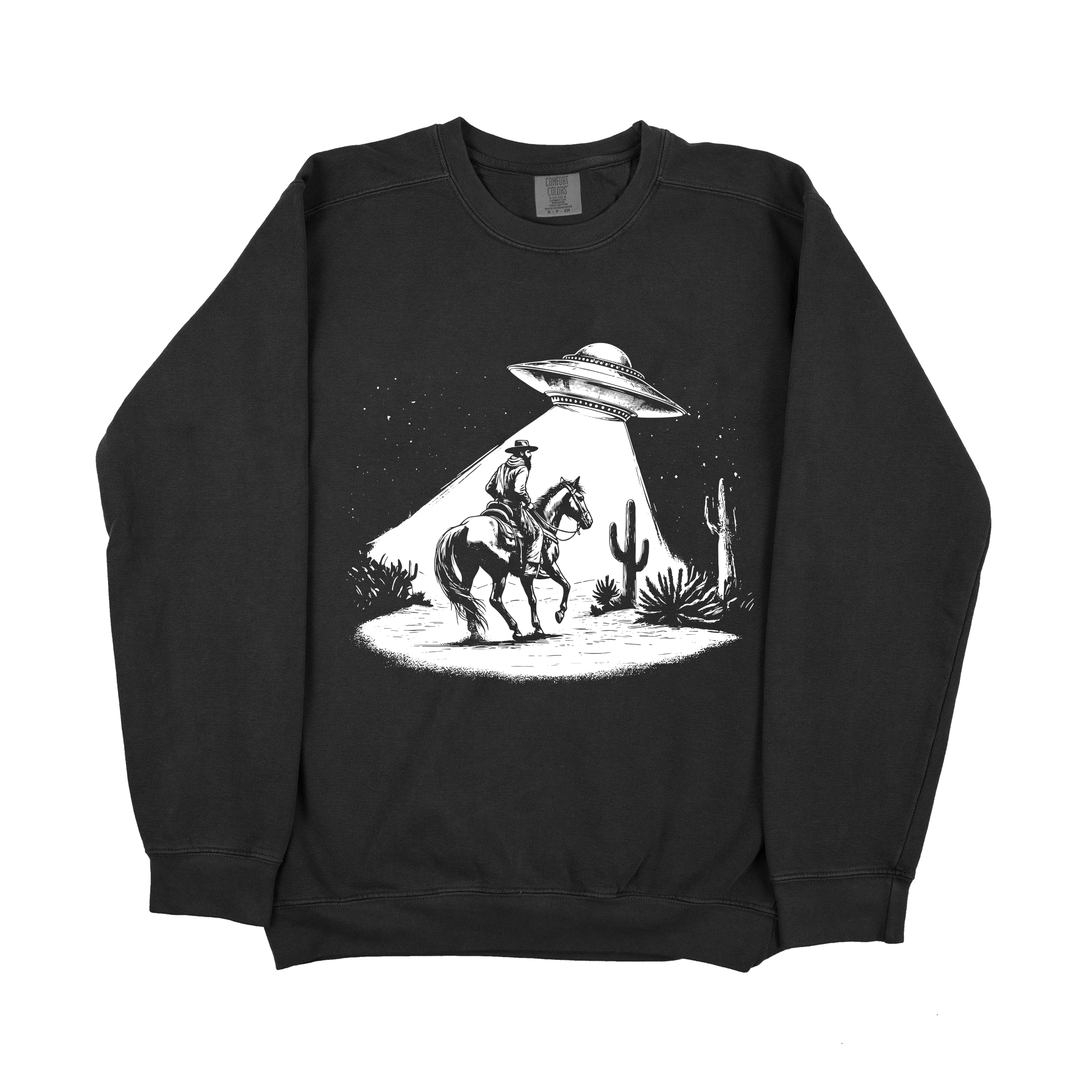 Cowboy And UFO Sweatshirt