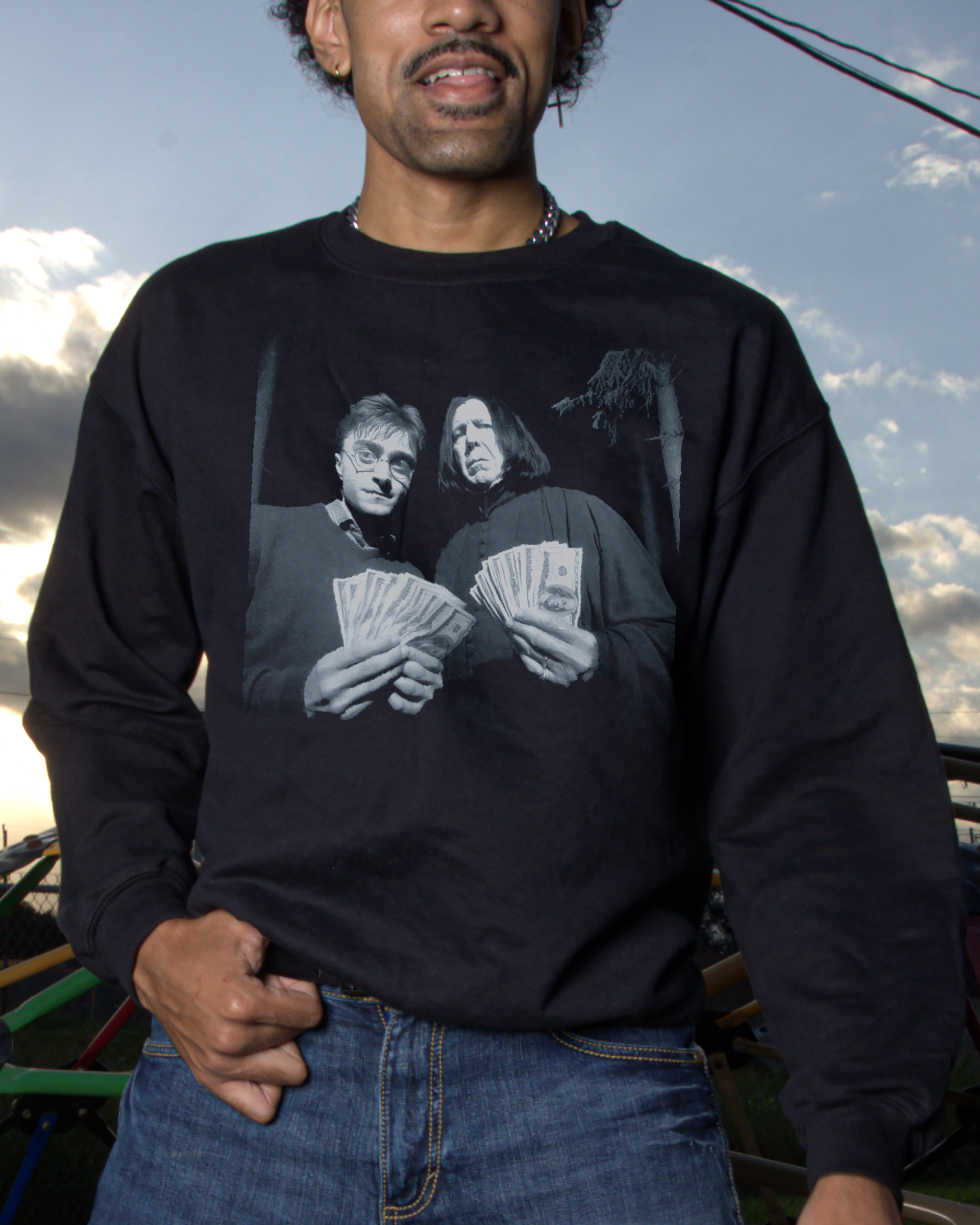 "Unexpected Fortune in the Shadows" Sweatshirt