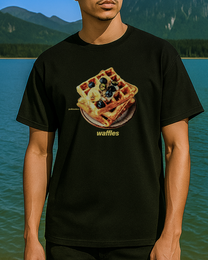 &quot;Waffles&quot; T-shirt