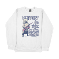 Arm Bears sweatshirt with a witty graphic pun design.
