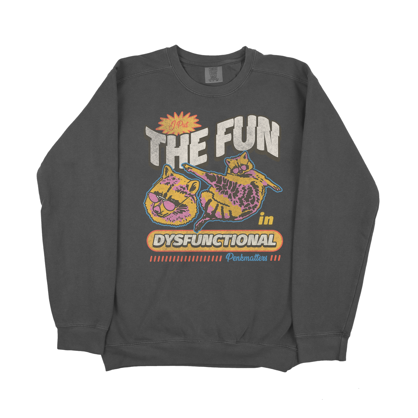 Explore more funny and cool graphic sweatshirts.