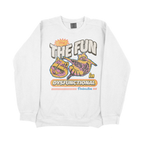 The Fun sweatshirt with unique graphic print.